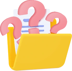 Folder with question marks representing medical record challenges